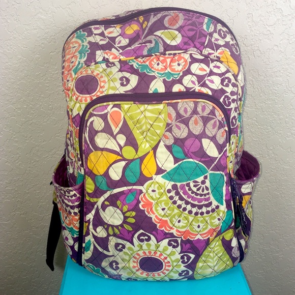 Vera Bradley Handbags - Vera Bradley Purple floral backpack